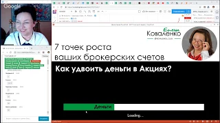 Вебинар с Еленой Коваленко: вопрос-ответ и разборы портфелей