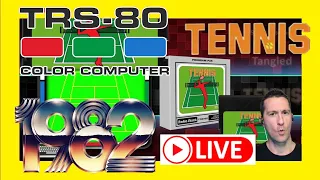 The First Tennis Game On A Home Computer! #tennis #videogames #retro #retrocomputing