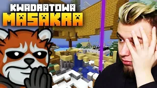 ROZWALIŁ MI DOMEK, WIĘC ZROBIŁEM TO... 🙂  - Minecraft Kwadratowa Masakra Ewron