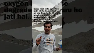 Cross Baralacha Pass, Darcha, Jispa in Baleno Car Camping #ladakh #ladakhtrip #shortsyoutube #shorts