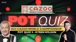 POT QUIZ EPISODE 5: KYREN WILSON | BBC World Snooker Championship 2024