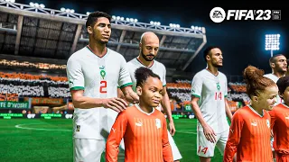 FIFA 23 Maroc vs Cote d'Ivoire | Match Amical | Gameplay PC