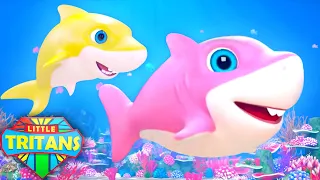 Baby Shark Song | Little Tritans | Nursery Rhymes & Kids Songs | Kids Cartoon |  kids tv