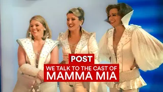 Our man Grant chats with the cast of Mamma Mia at HMT