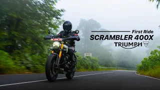 Triumph Scrambler 400 X | Versatile Scrambler for Every Adventurer | First Ride Impressions