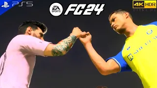 EA Sports FC 24 - Al Nassr Vs Inter Miami (Messi Vs Ronaldo) | Friendly Match PS5 [4K 60FPS +HDR]