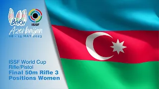 50m Rifle 3 P. Women Finals part2 (Interviews) - 2023 Baku (AZE) - ISSF World Cup Rifle/Pistol