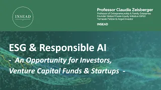 ESG and Responsible AI - a theme to be championed by Investors | Google Inspire 2022