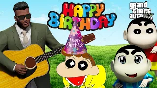 GTA 5: Shinchan Celebrating Himawari's Birthday 🎂🎉 and Gifted Luxury Manison to Himawari