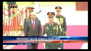 President Jacob Zuma commences his Saudi Arabia state visit