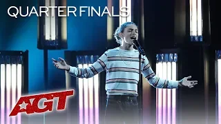 Shy Teen Singer Benicio Bryant Performs AMAZING Original, "Who I Am" - America's Got Talent 2019