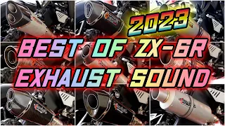 【ZX-6R】2023 BEST OF EXHAUST SOUNDS - PURE SOUNDS!