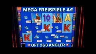 Fishin Frenzy auf 4€ Freispiele MEGA FANG 🤑 Spielhalle Casino Spielothek Merkur Magie