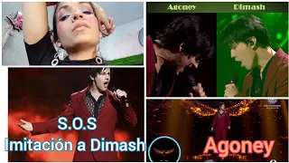 ¿porque fue importante la imitacion de Agoney en TCMS de S.O.S de  Dimash?, reaccion e informacion.