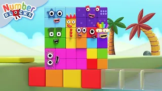 EL PALACIO DE LOS PATRONES y más | 2 Horas de Numberblocks en Español | 123 - Aprende a contar