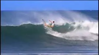 Dane Reynolds massive turn at the 2012 Reef Hawaiian Pro