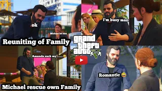 Reuniting the family gta 5 all possibilities | gta 5 missions | gta 5 gameplay in urdu hindi