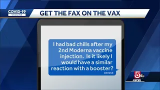 If I had chills after COVID-19 vaccine, will I feel sick after a booster shot?