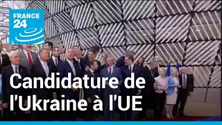 L'Ukraine "attend le feu vert" pour sa candidature à l'UE • FRANCE 24