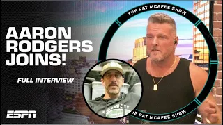 Aaron Rodgers FULL INTERVIEW: Hard Knocks reveals & no saying THIS WORD 😂 | The Pat McAfee Show