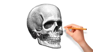 Draw a Skull using the Lumis method - Halloween Special Part 1