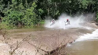 Un día de ruta con los compañeros de la pura cajeta. XR190 XR150 YamahaXTZ🛵⚡👌🏻