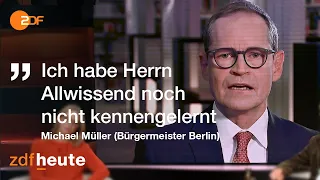 Berlins Bürgermeister über einen härteren Lockdown | Markus Lanz vom 10. Dezember 2020