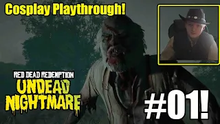 Zombie Uncle Attack's John Marston's Ranch  Red Dead Redemption Undead Nightmare Part 1