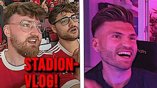 REAKTION auf 1. CR7 SPIEL bei UNITED 😱 StadionVLOG von ViscaBarca 🔥 Tisi Schubech Stream Highlights