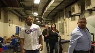 ‘In honour of my dad:’ Guerrero Jr. arrives at Rogers Centre in Expos jersey