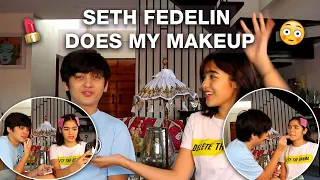 SETH FEDELIN DOES MY MAKEUP || HAPPY VALENTINES DAY :)