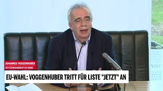 EU-Wahl: Voggenhuber tritt für Liste "Jetzt" an