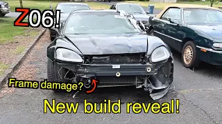 Rebuilding a Wrecked Corvette Z06 Part 1: Reveal