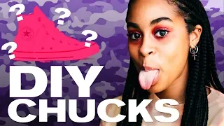 INSANE Custom Converse Challenge! ~ NAYVA Ep #17 ~ BEAUTY & FASHION EVERY WEEK