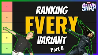 Ranking EVERY Variant! - Part 8 | Valentina, Blink, Nocturne, Echo | Marvel Snap