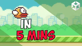 Make Flappy Bird in 5 Minutes (Unity Tutorial)