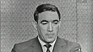 What's My Line? - Billy Graham; Anthony Quinn; Joey Bishop [panel] (Oct 9, 1960)