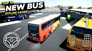 Top 10 New Bus Simulator Games for Android & iOS 2023 | Best Bus Simulator Games for Android
