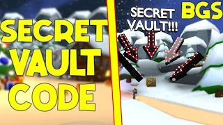 Secret Vault Code | Bubble Gum Simulator