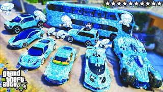 Stealing DIAMOND LUXURY CARS With Franklin GTA 5 RP!