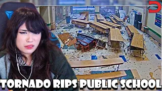 Emiru Reacts To: "Tornado Rips Through Public School" By Daily Dose Of Internet