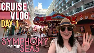 CRUISE VLOG - Day 1: It's Cruise Day - Boarding the Ship // Symphony of the Seas // Royal Caribbean