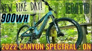 2022 CANYON Spectral:ON CF8 //First Ride //MASSIVE 900wh Battery!!!