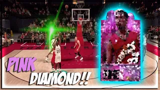 OUR FIRST PINK DIAMOND!!! NBA 2K MOBILE GAMEPLAY PINK DIAMONDS ARE OP!!