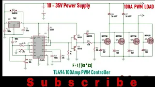 TL494 100A PWM Controller