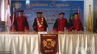 YUDISIUM SARJANA UNIVERSITAS QUALITY SESI VII (FKIP)