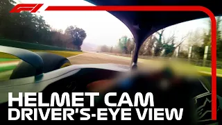 Incredible Visor Cam Footage with Yuki Tsunoda at Imola