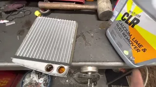 HOW WELL DOES CLR CLEAN YOUR HEATER CORE?