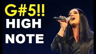 DEMI LOVATO back to her LEGENDARY G#5 HIGH NOTE in "Heart Attack"!