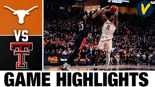 #23 Texas vs #14 Texas Tech Highlights | 2022 College Basketball Highlights